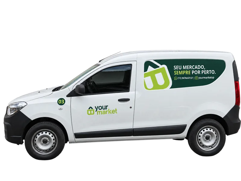 Van de reposição da Your Market